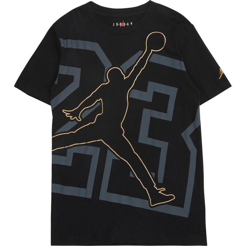 Jordan Tričko zlatá / tmavosivá / čierna 61950192