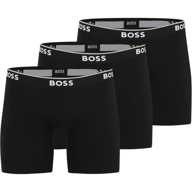 BOSS Boxerky čierna / biela 61920623