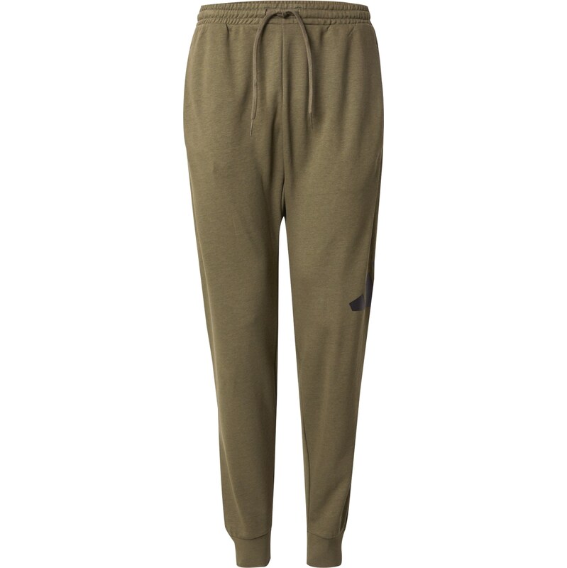 ADIDAS SPORTSWEAR Športové nohavice kaki / čierna 61950261