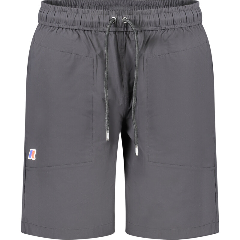 Pánske čierne krátke nohavice K-WAY 64706201