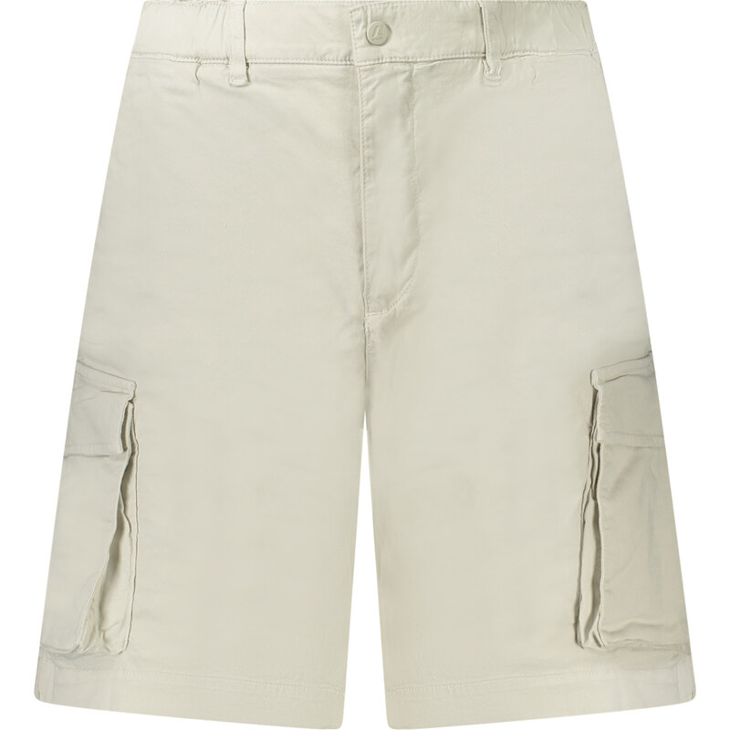 K-Way Pánske béžové kapsáčové bermudy 64710862