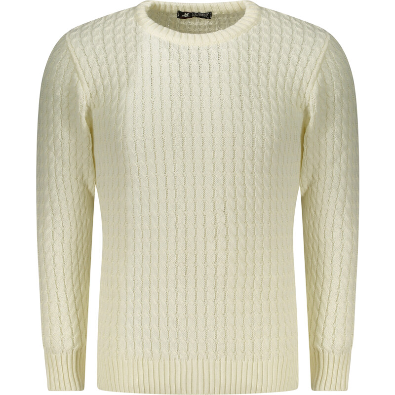 U.S. GRAND Pánsky biely sveter US Grand Polo 64707688