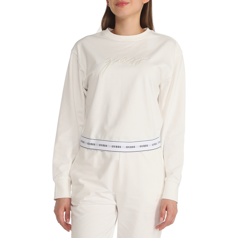 Guess carrie round neck CREAM 61906913