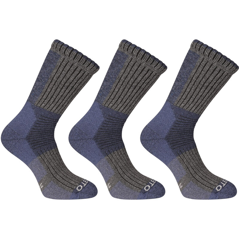 3PACK ponožky Nedeto vysoké zimné modré (3NWM1) 61908214