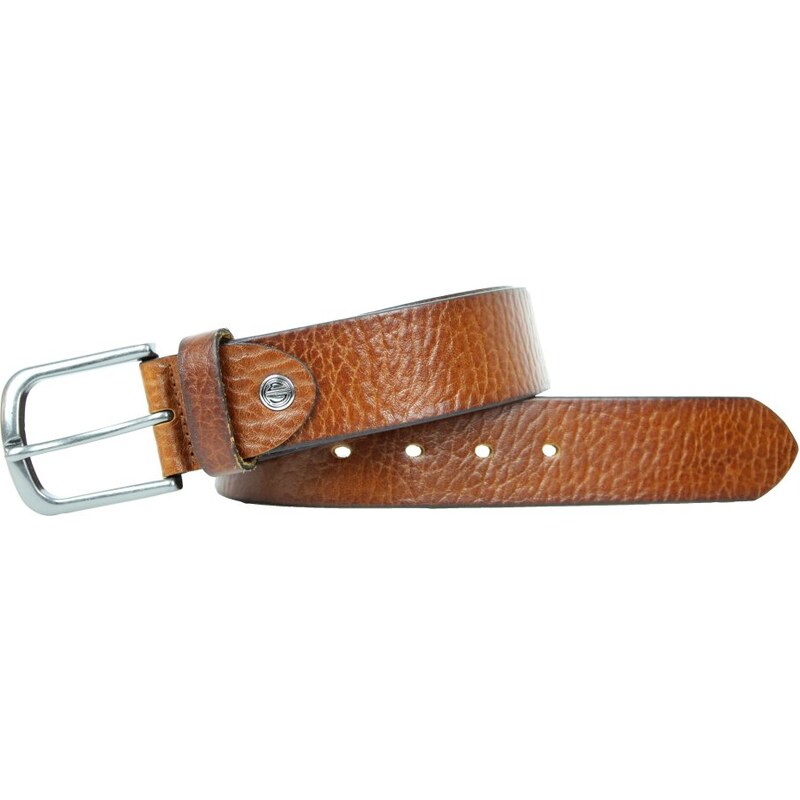 Lindenmann Pánsky kožený opasok Lindenmann 21000335 koňak 60949634