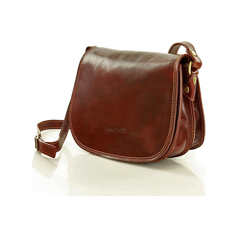 Hnedá malá kabelka MARCO MAZZINI l127b 16988067