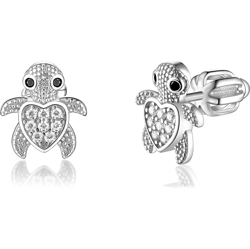 Olivie Stříbrné náušnice ŽELVA 9398 65048809