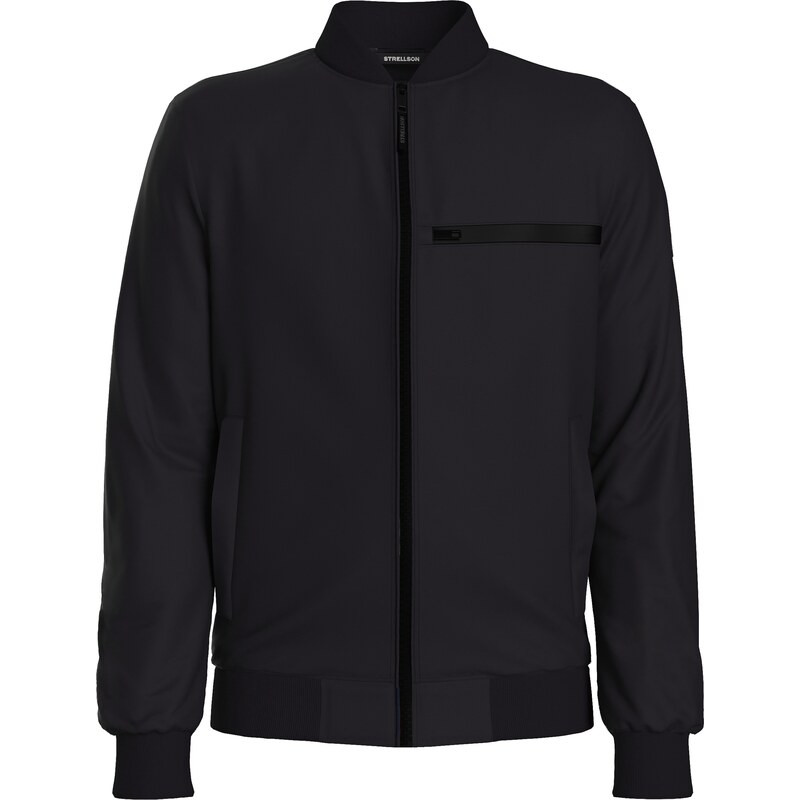 STRELLSON Prechodná bunda Clearwater Flex tmavomodrá 61920566