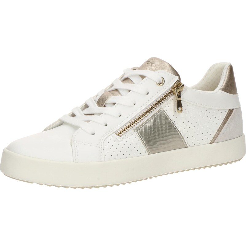 GEOX Nízke tenisky BLOMIEE mokka / strieborná / biela / šedobiela 63067076