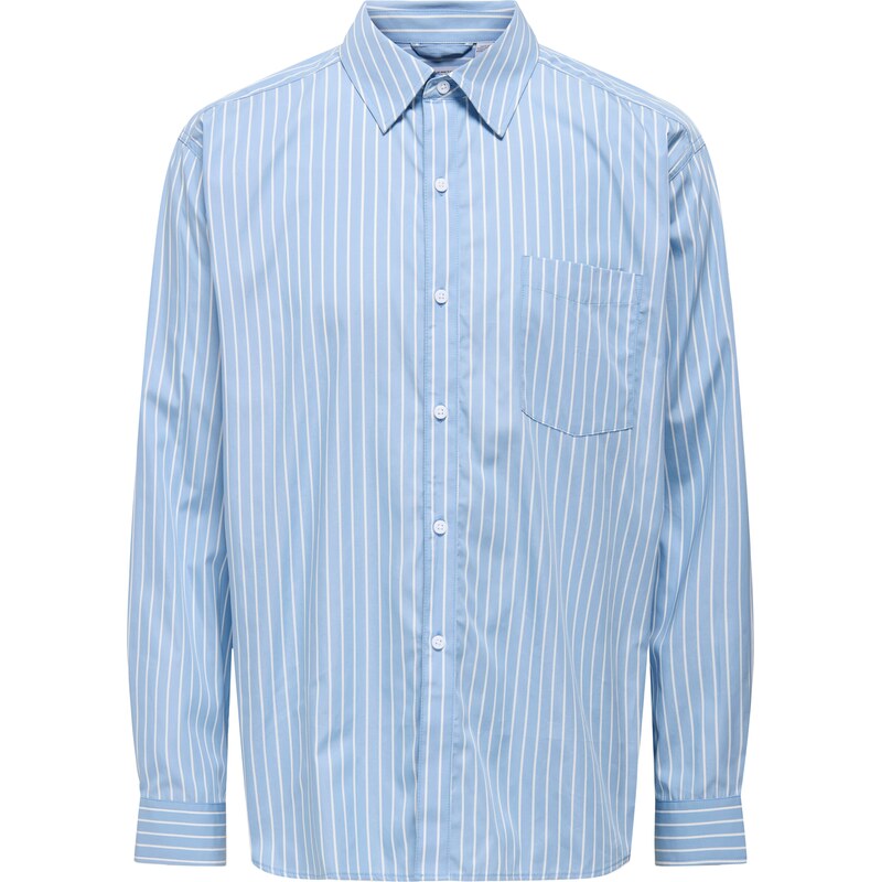Only & Sons Košeľa svetlomodrá / biela 61946274