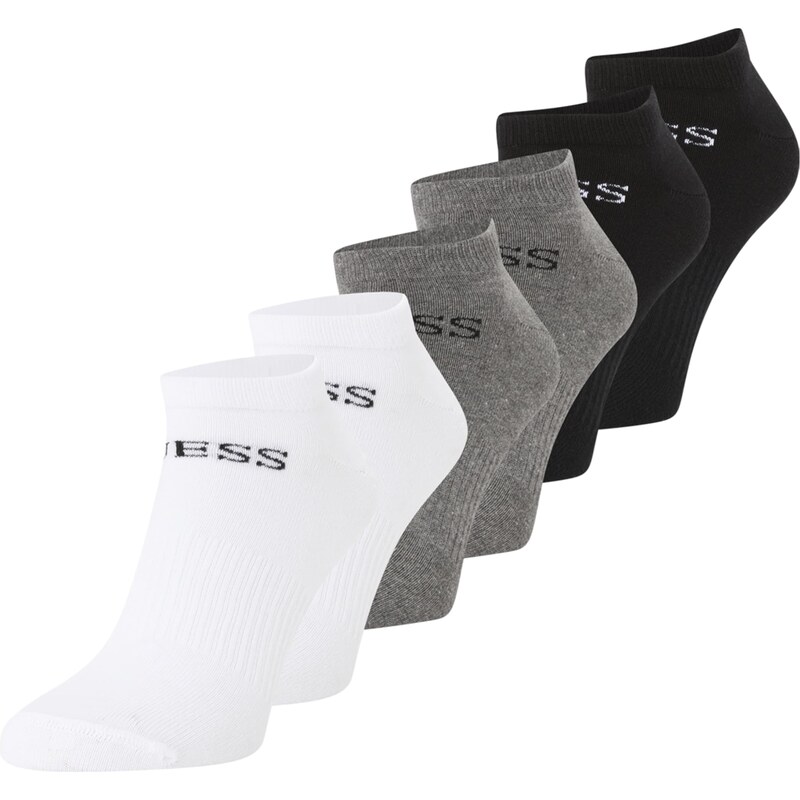 GUESS Ponožky sivá / čierna / biela 62073435