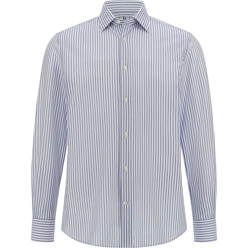Boggi Milano Košeľa dymovo modrá / biela 62184428