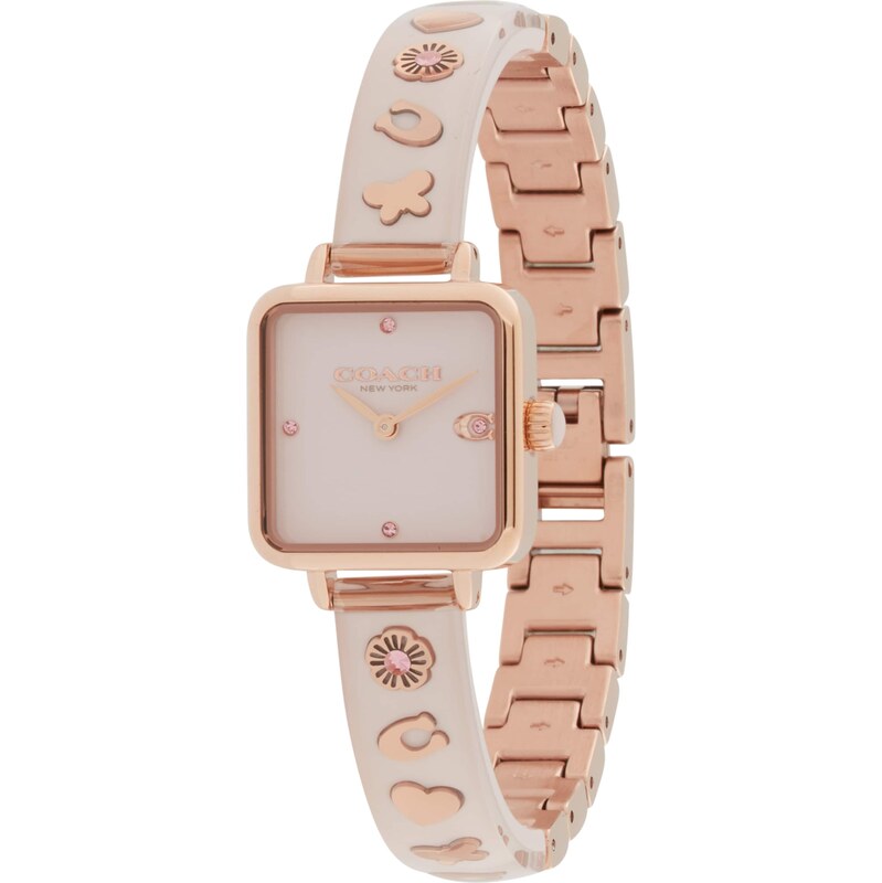 COACH Analógové hodinky Cass zlatá / ružové zlato 61950520