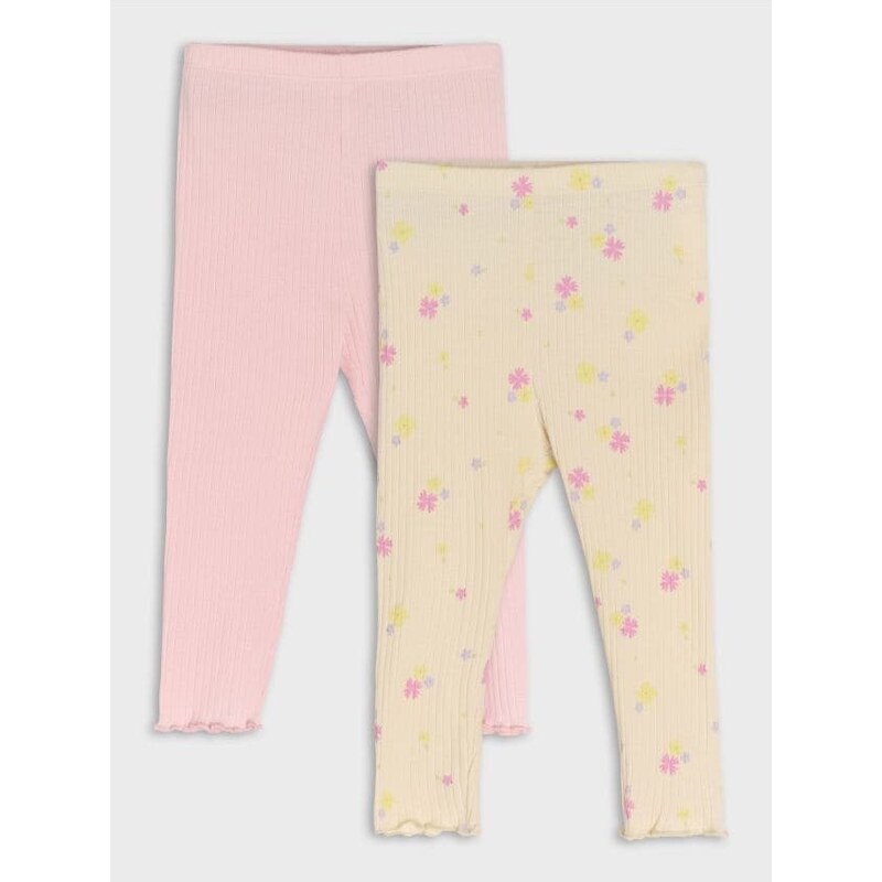 Sinsay - Súprava 2 legín - pastelová ružová 65740404