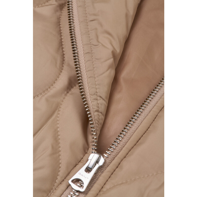 BUNDA GANT QUILTED COLLARED JACKET DARK KHAKI