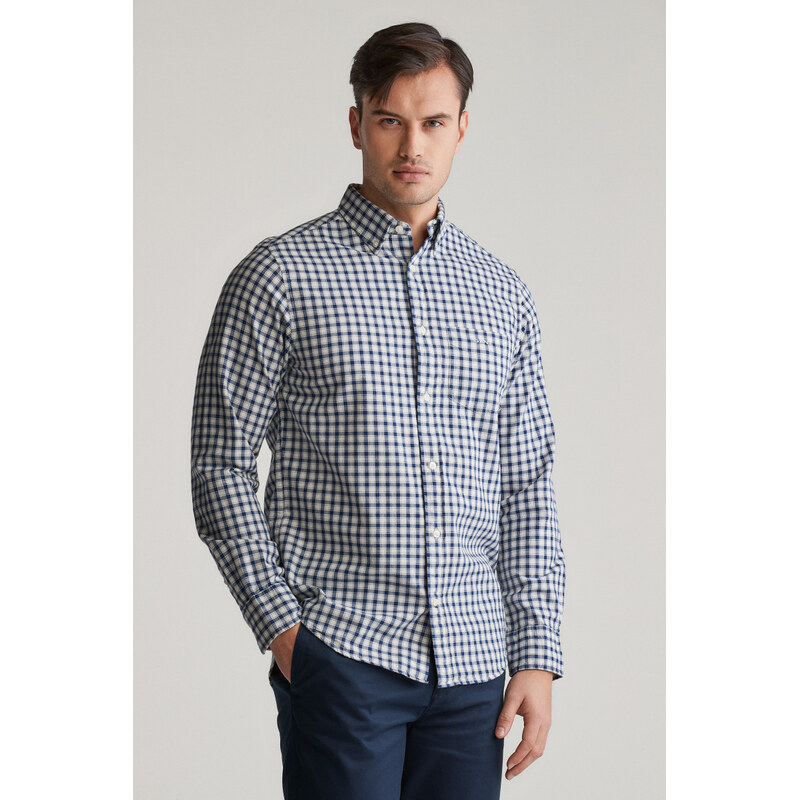 KOŠEĽA GANT REG ARCHIVE OXFORD CHECK SHIRT DEEP BLUE 47444967