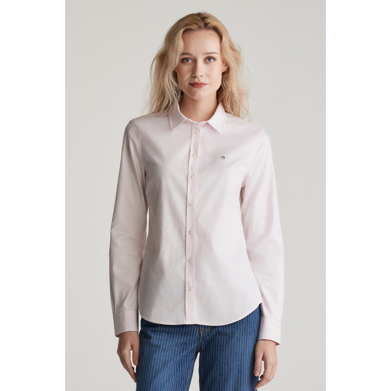 KOŠEĽA GANT SLIM STRETCH OXFORD SHIRT LIGHT PINK 49041166