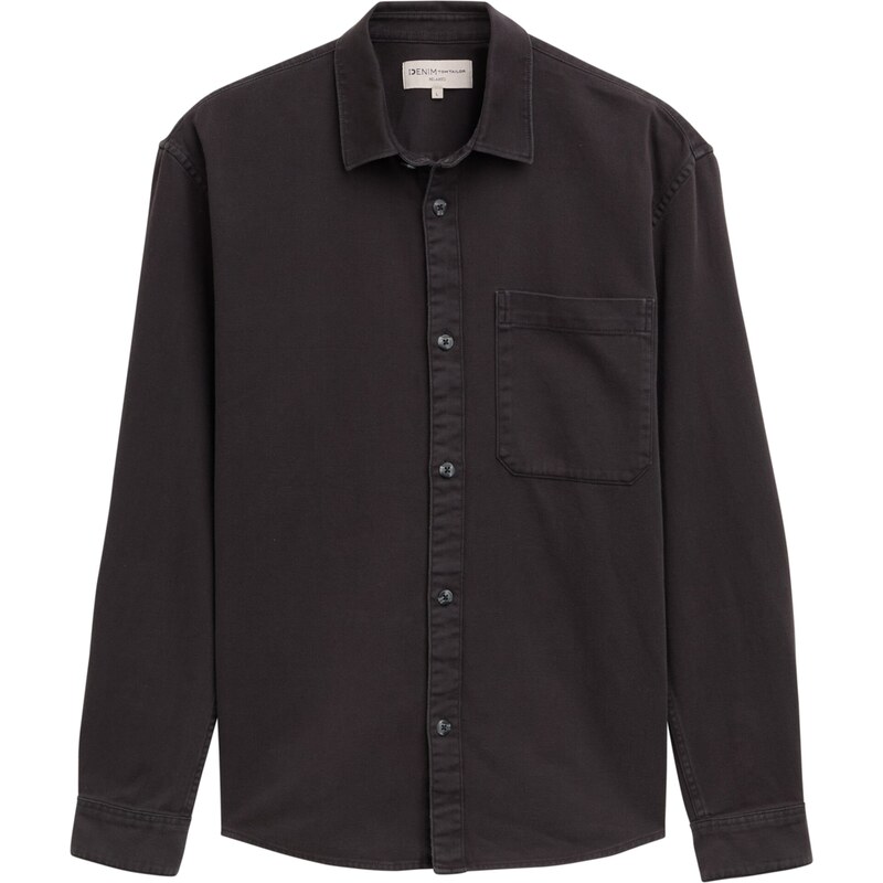 TOM TAILOR DENIM Košeľa antracitová 63153429