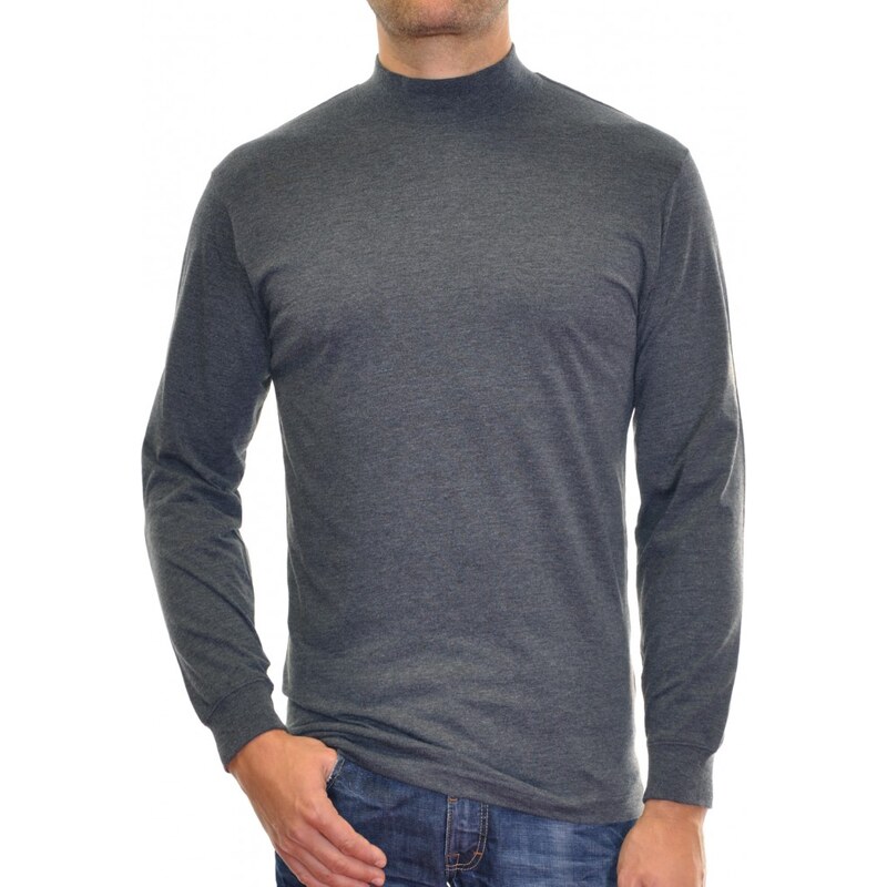 Pánsky antracitový polorolák so stojačikom RAGMAN 61932626