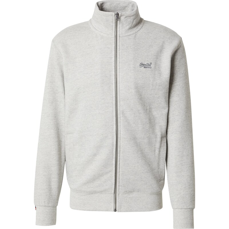 Superdry & Co Mikina Essential tmavosivá / sivá melírovaná 61950737
