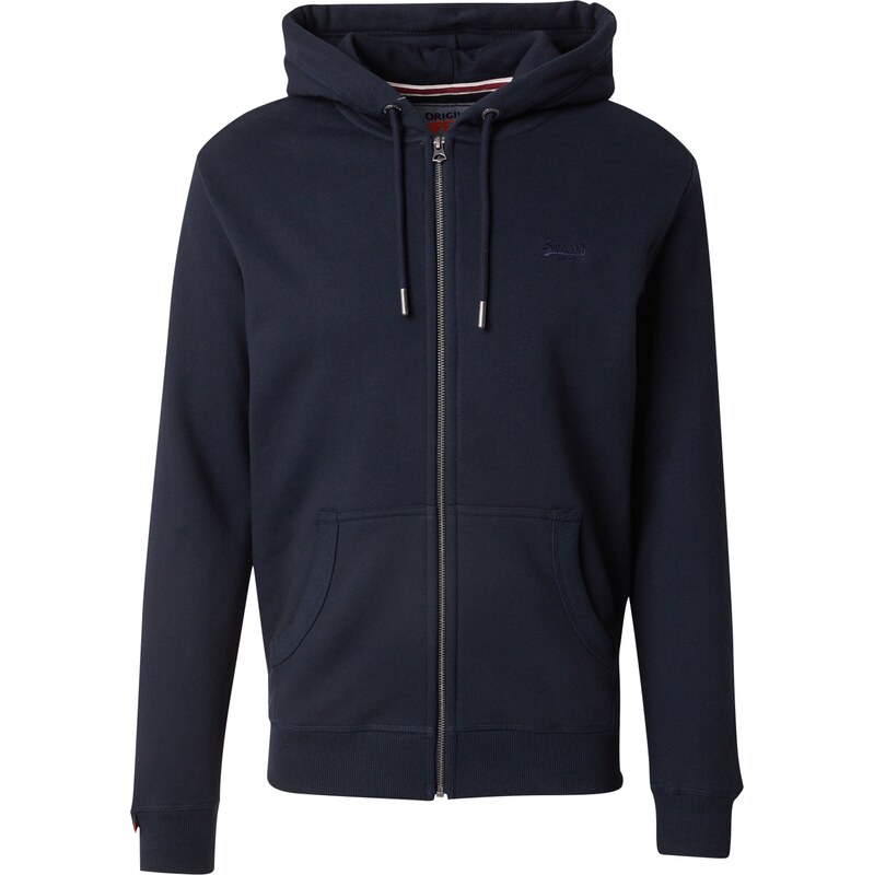 Superdry & Co Tepláková bunda Essential námornícka modrá 61950732