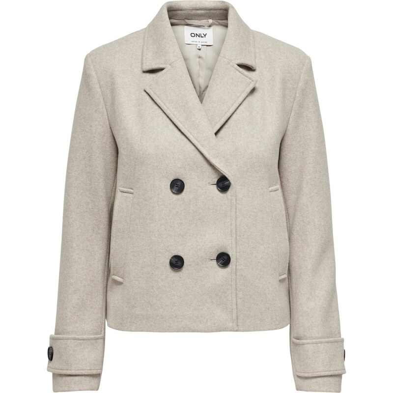 ONLY Prechodný kabát ONLFreja béžová melírovaná 62563425