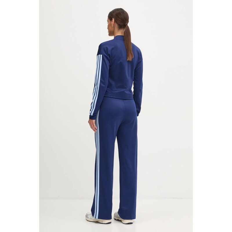 Tepláková súprava adidas TEAMSPORT dámsky, tmavomodrá farba, JD2673