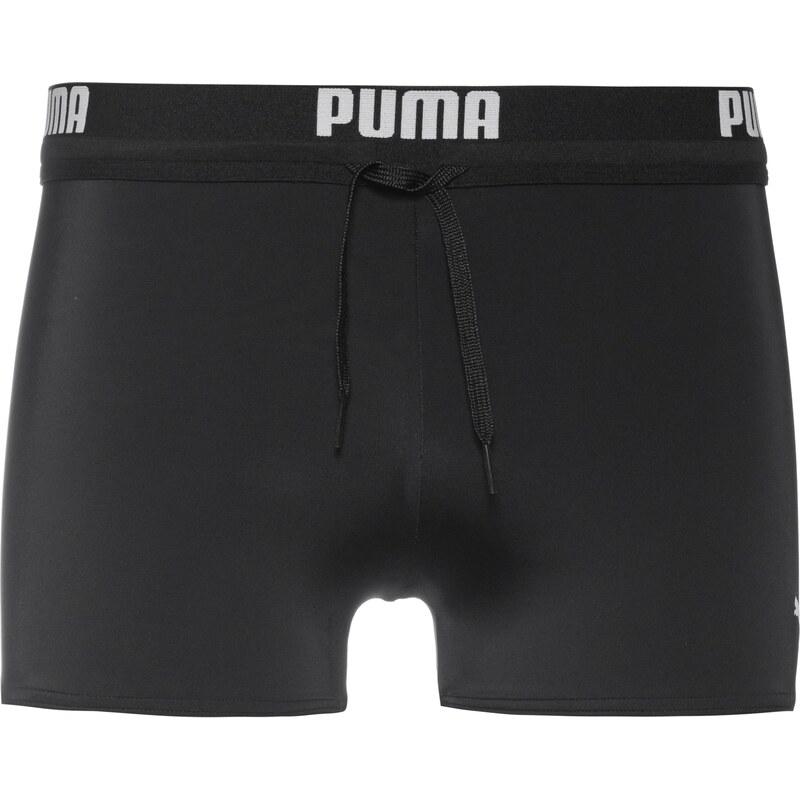 PUMA Športové plavky - spodný diel čierna / biela 61943316