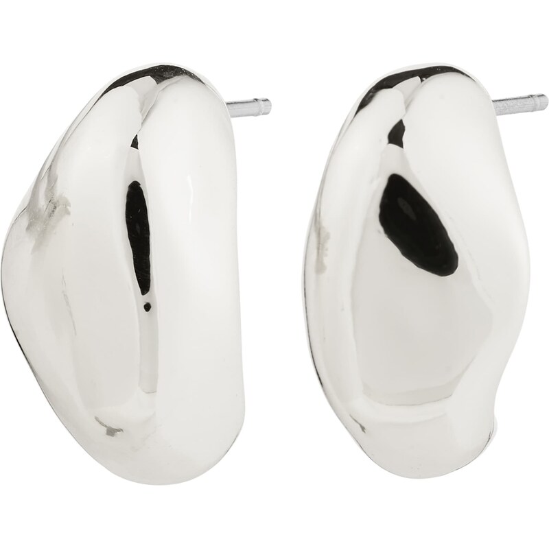 Pilgrim Náušnice Dune strieborná 62133489