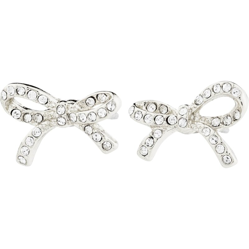 Pilgrim Náušnice Catharina strieborná 62133496