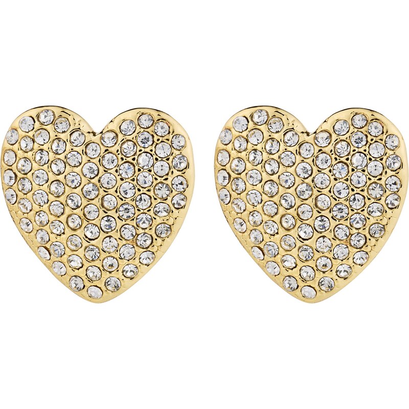 Pilgrim Náušnice Dune zlatá / strieborná 62133497