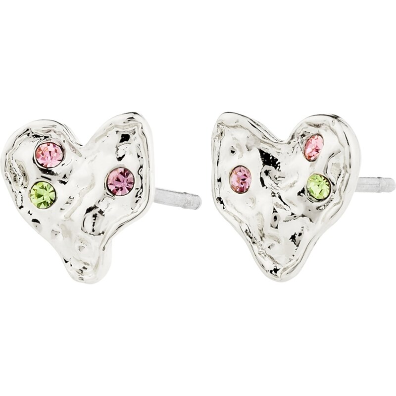 Pilgrim Náušnice Ryan zmiešané farby / strieborná 62133514