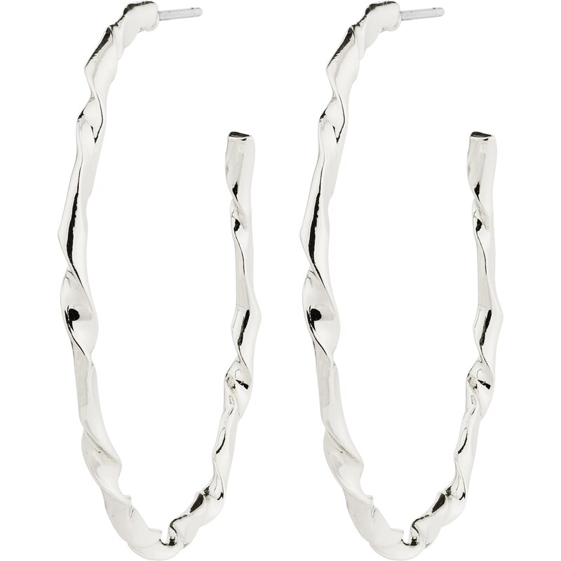 Pilgrim Náušnice Wyatt strieborná 62133536