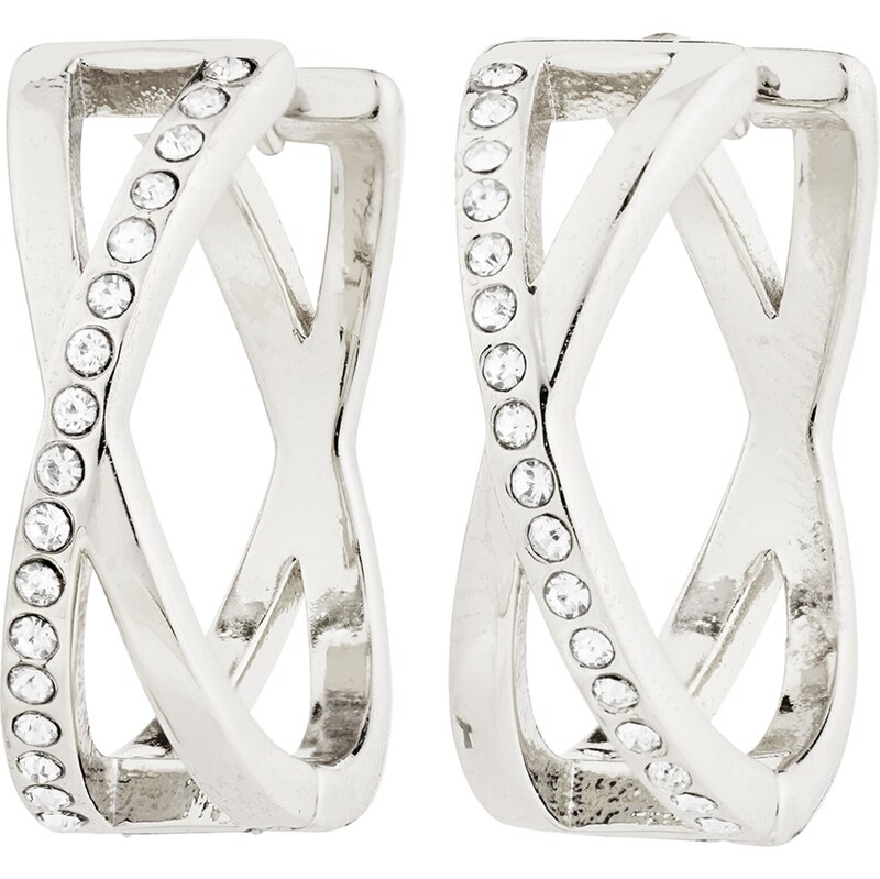 Pilgrim Náušnice Kira strieborná 62133576