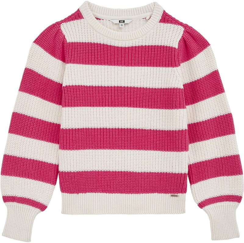 WE Fashion Sveter ružová / biela 61945880