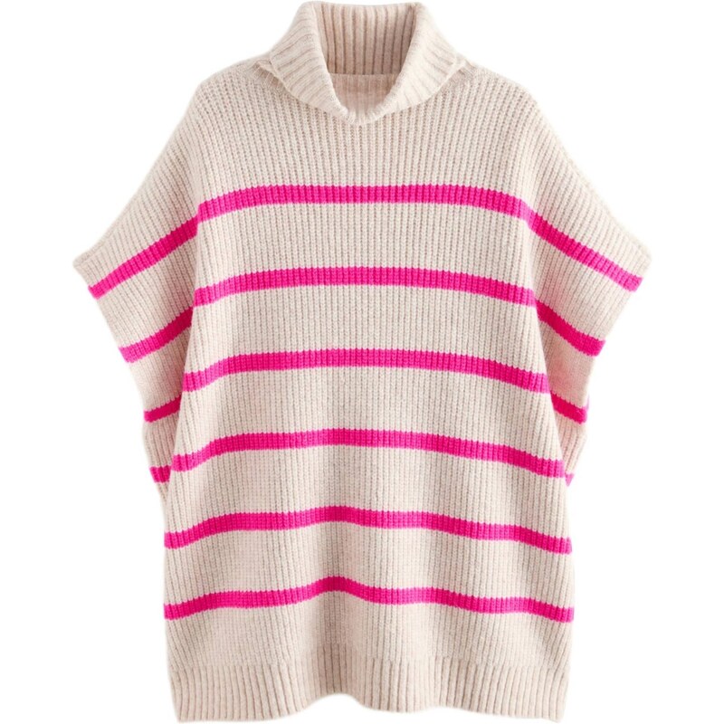 Next Pelerína krémová / ružová 63152151