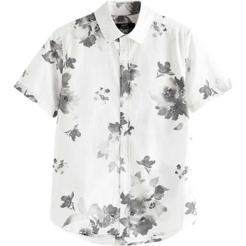 Next Košeľa sivá / biela 61973944