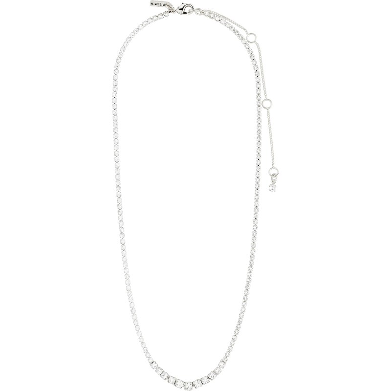 Pilgrim Retiazka Sky strieborná / priehľadná 61983941