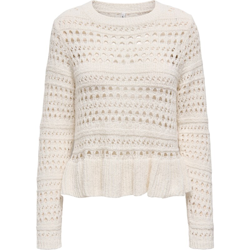 ONLY Sveter biela ako vlna 61946269