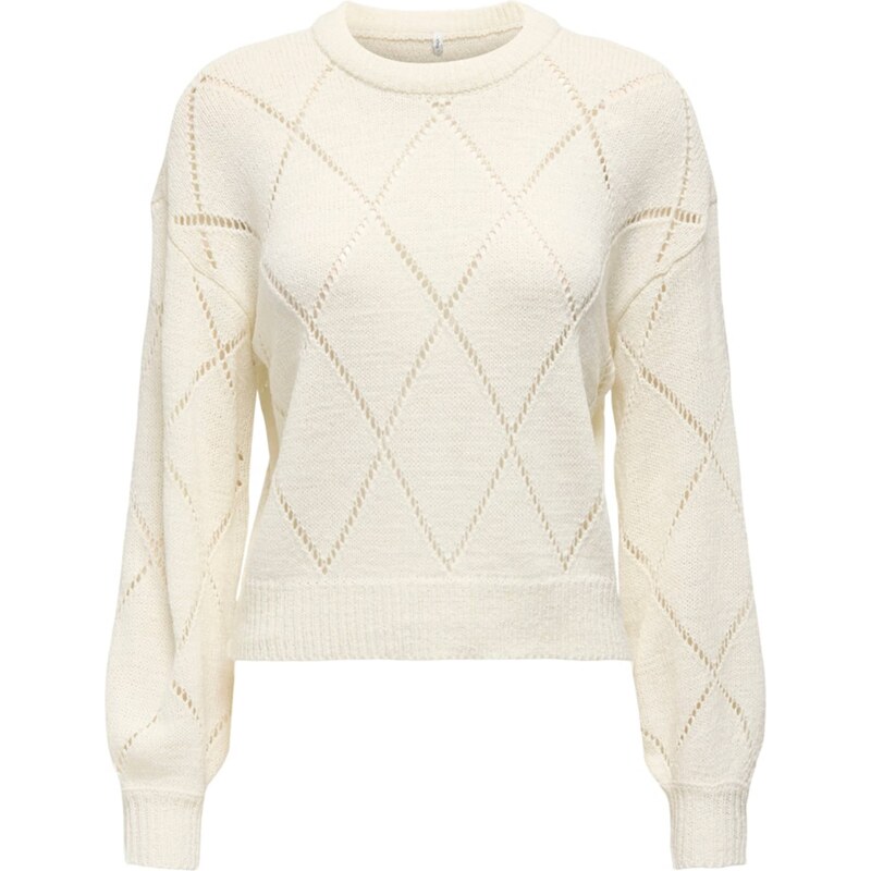 ONLY Sveter ONLGeenas biela ako vlna 61946284