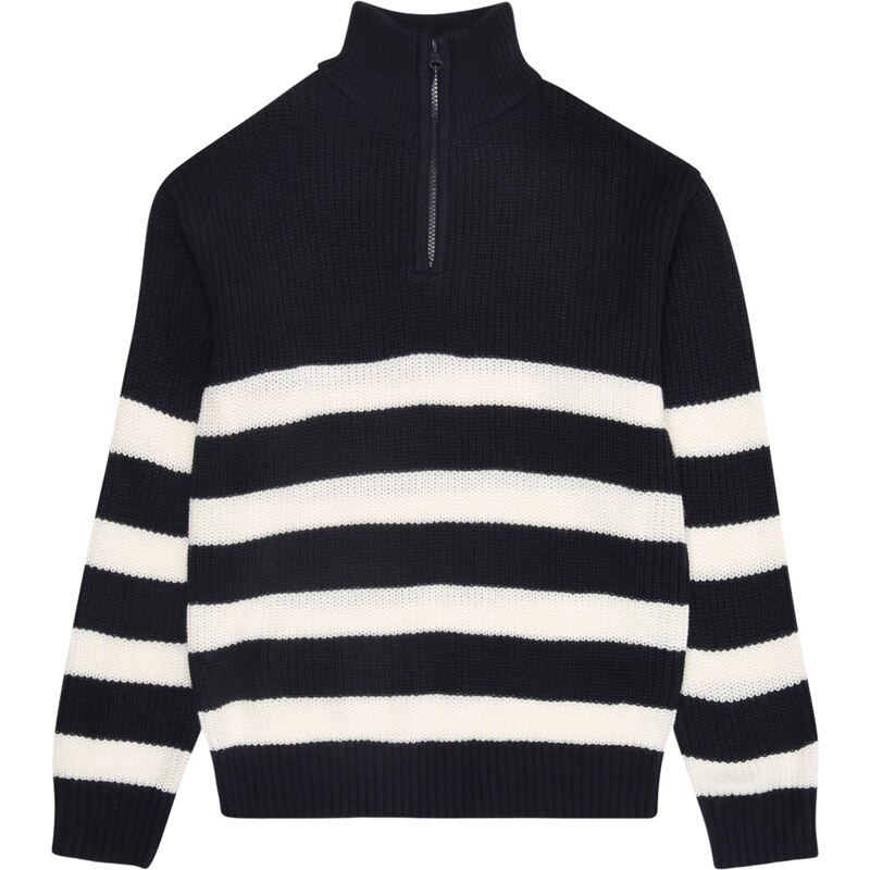 ABOUT YOU Sveter Costia modrá / biela 61948455