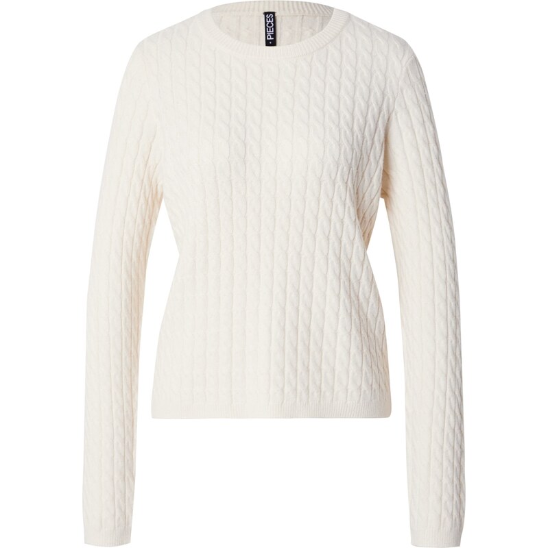 PIECES Sveter PCFIa krémová 61948513