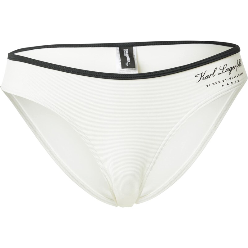 Karl Lagerfeld Bikinové nohavičky Hotel Karl krémová / čierna 62225222