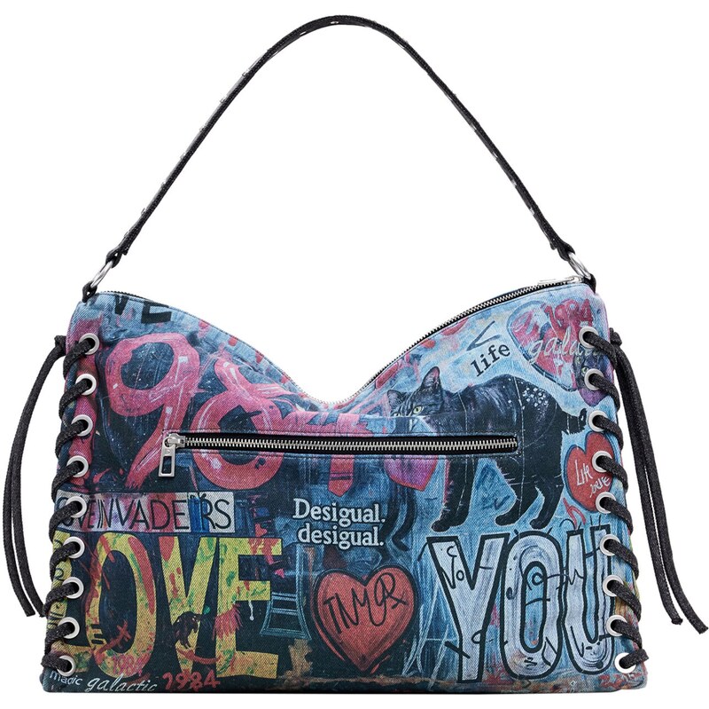 Desigual Kabelka na rameno zmiešané farby 64521017