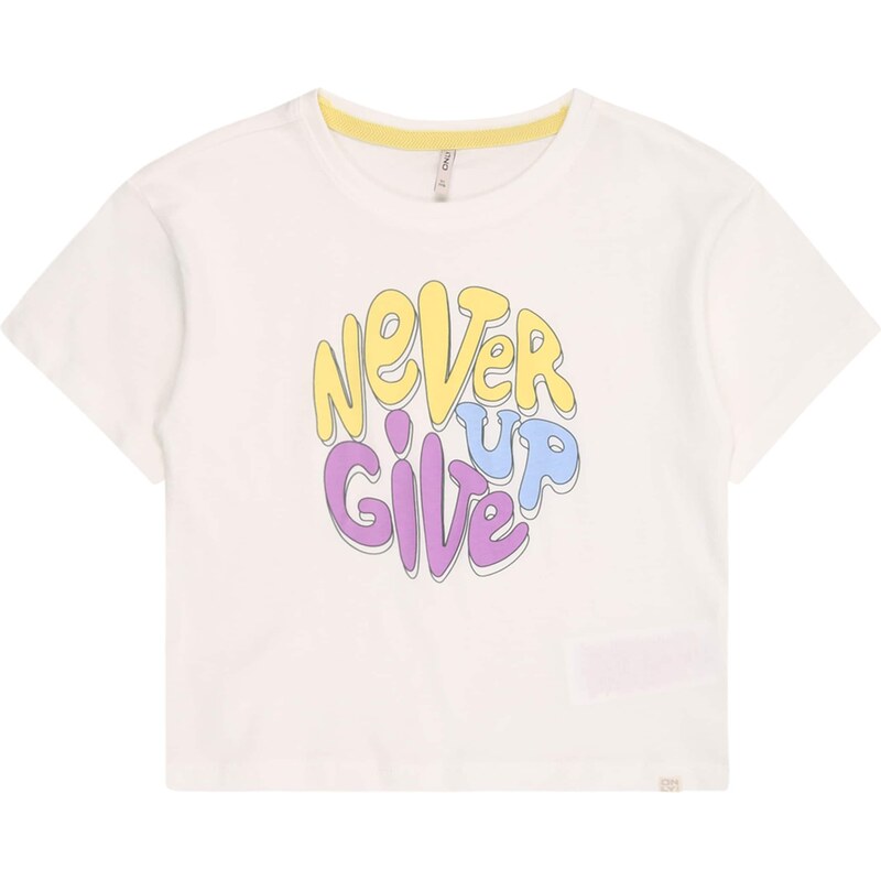 Only Mini Tričko žltá / fialová / biela 61949440