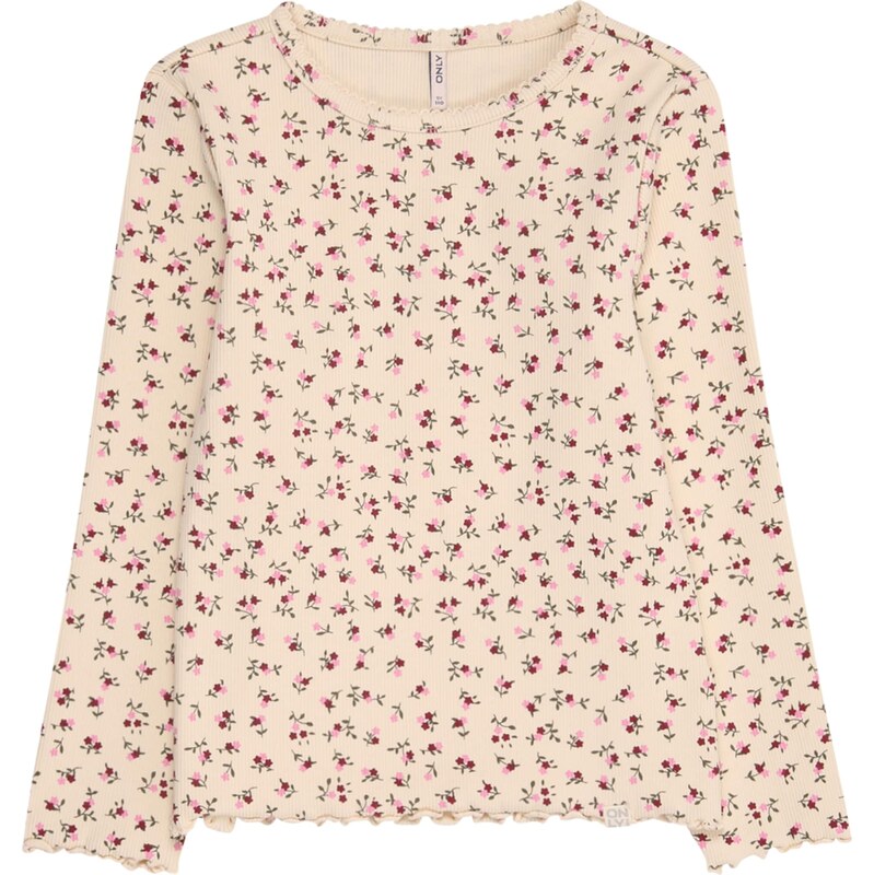 Only Mini Tričko KMGTRINNY svetlosivá / tmavozelená / ružová / vínovo 61949457