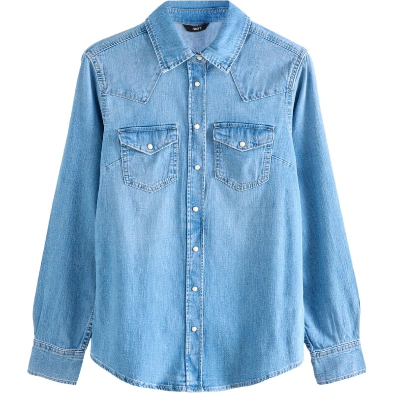 Next Blúzka modrá denim 62340499