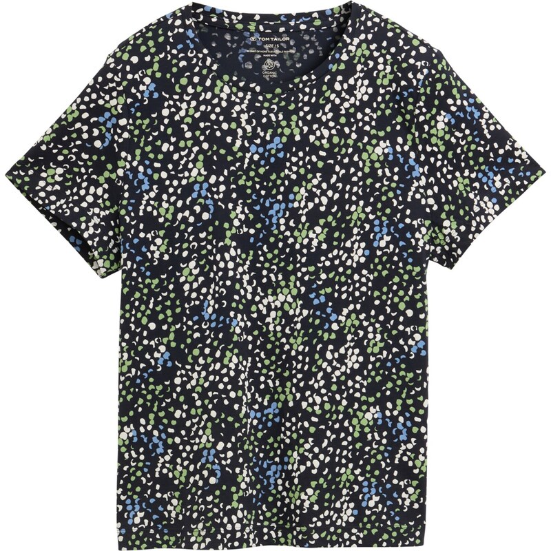 TOM TAILOR Tričko béžová / tmavomodrá / svetlomodrá / svetlozelená 62091439