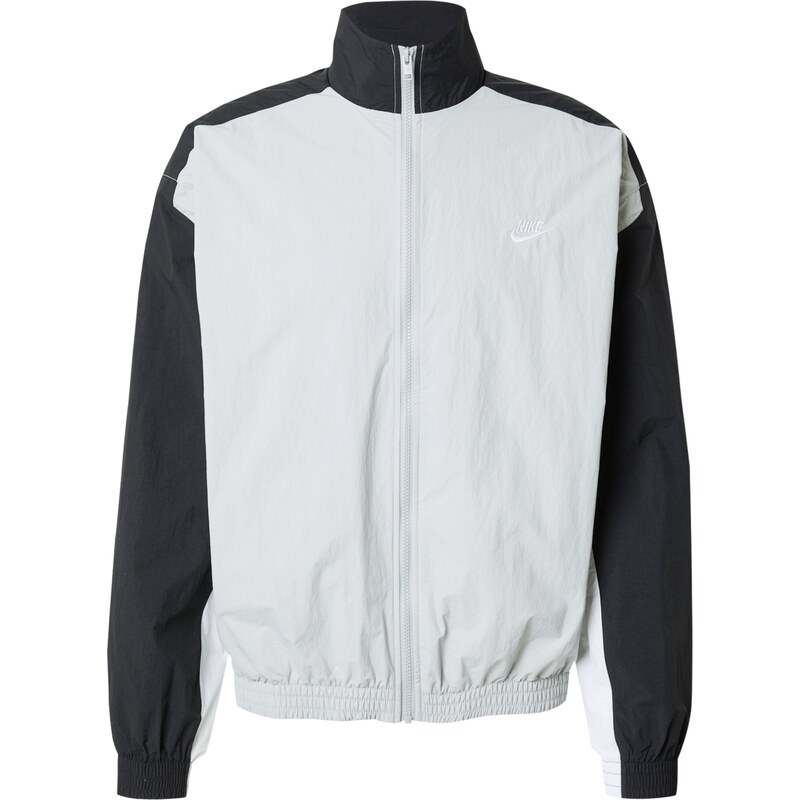 Nike Sportswear Prechodná bunda CLUB sivá / čierna / biela 61947561