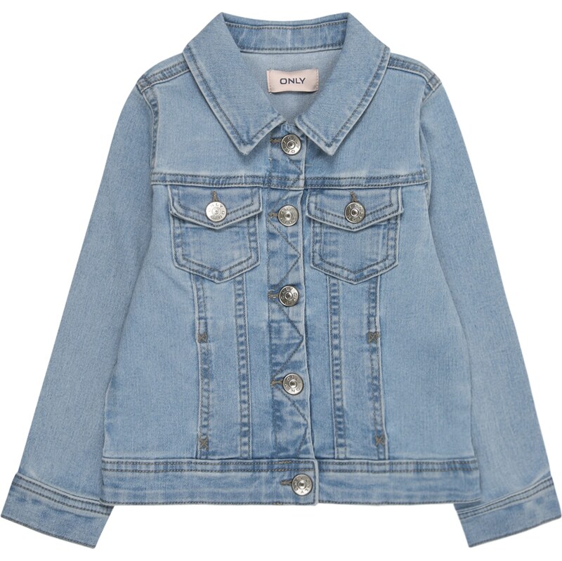 Only Mini Prechodná bunda KMGSara modrá denim 61949140
